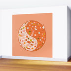 Spooky Yin Yang Disco Ball Wall Mural Gallery Image 2
