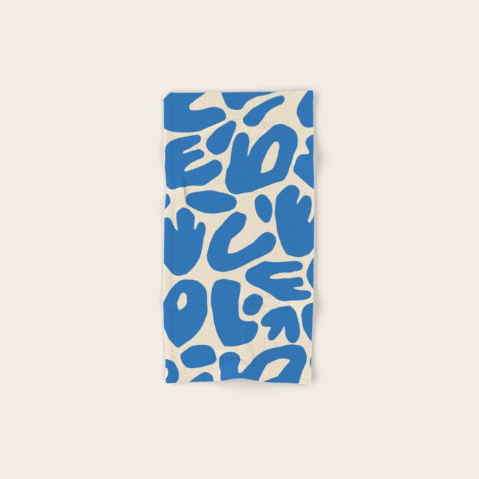 Abstract organic nature shape art pattern Bath Towel Gallery Image 1