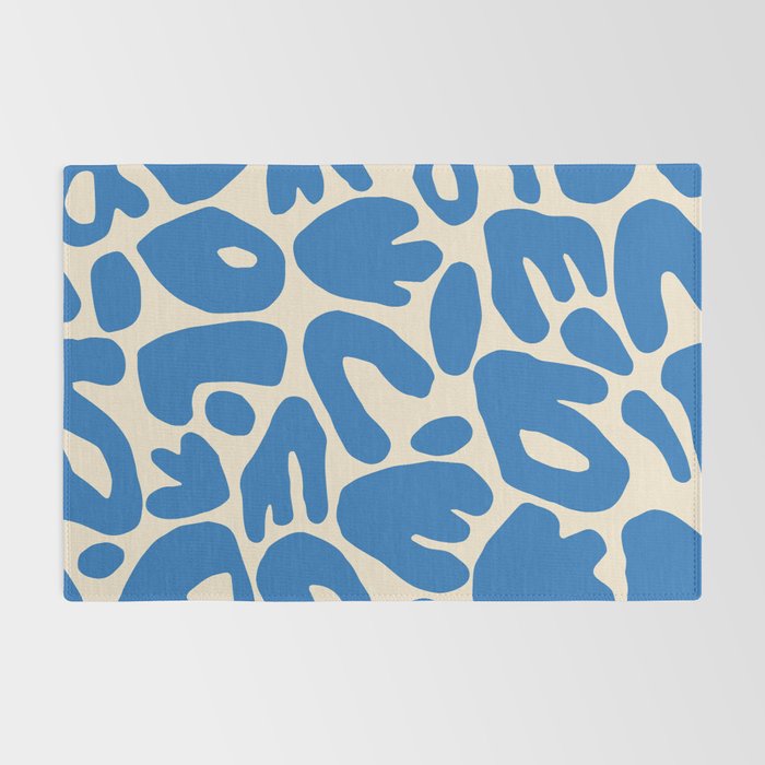 Abstract organic nature shape art pattern Rug Gallery Image 2