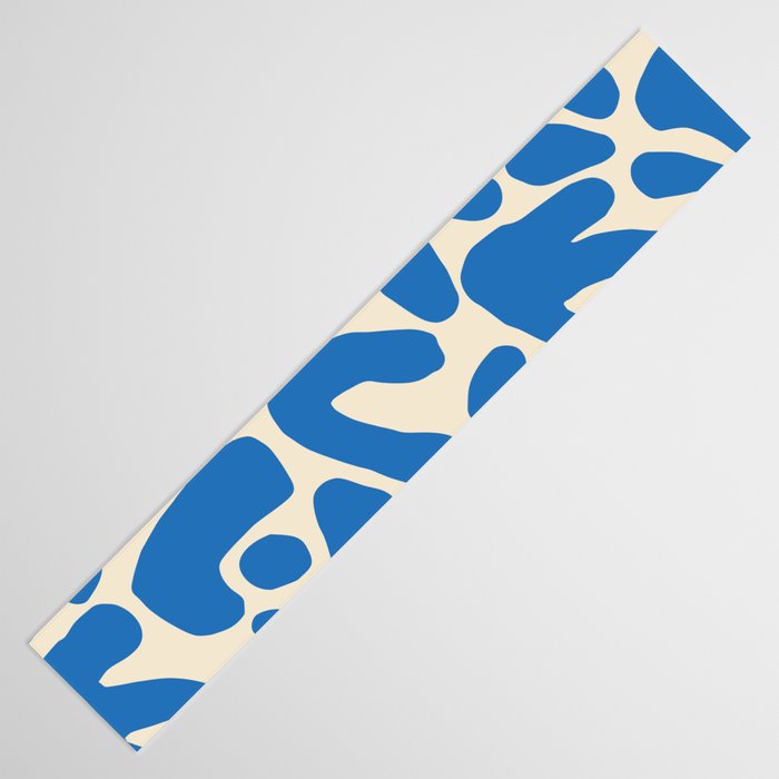 Abstract organic nature shape art pattern Table Runner Gallery Image 3