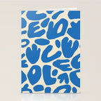 Abstract organic nature shape art pattern Stationery Card Gallery Image 2
