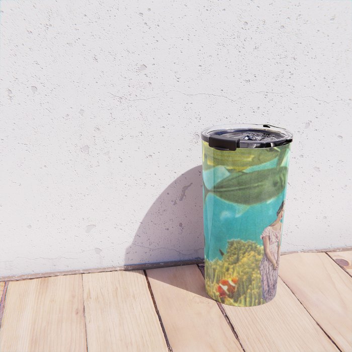 'It's Lonely Down Here' // Under the Sea Travel Mug Gallery Image 4