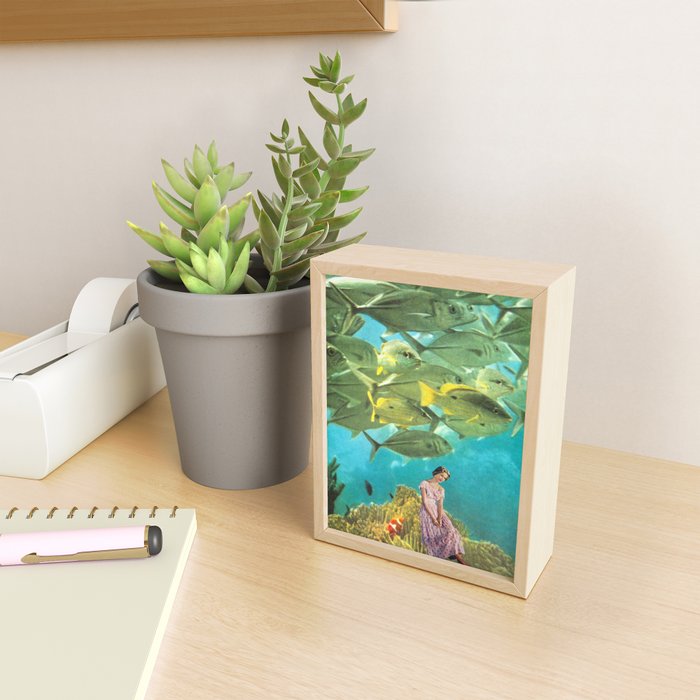 'It's Lonely Down Here' // Under the Sea Mini Art Print Gallery Image 2