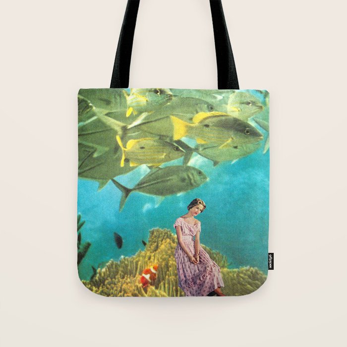 'It's Lonely Down Here' // Under the Sea Tote Bag Gallery Image 1