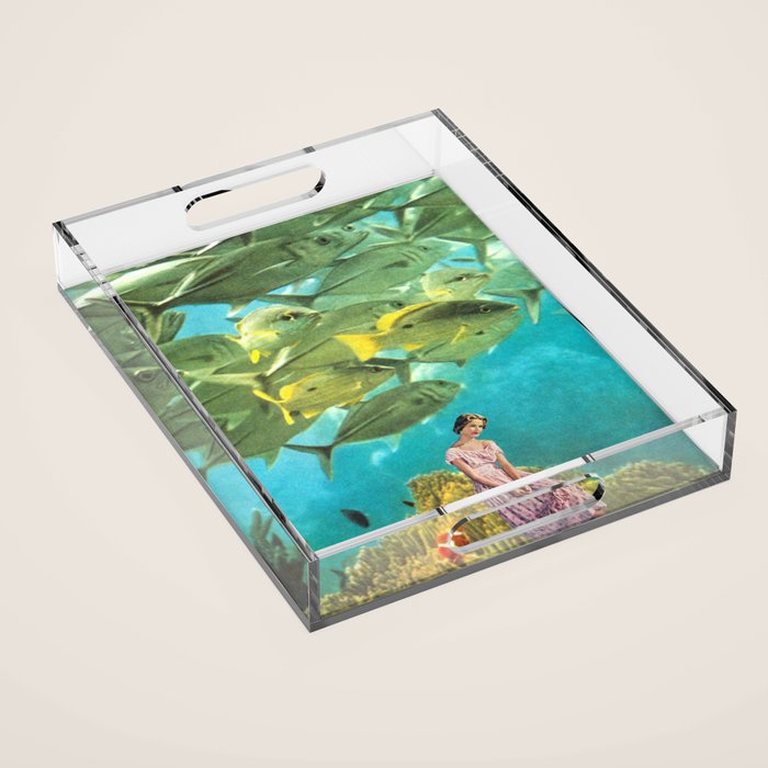 'It's Lonely Down Here' // Under the Sea Acrylic Tray Gallery Image 1