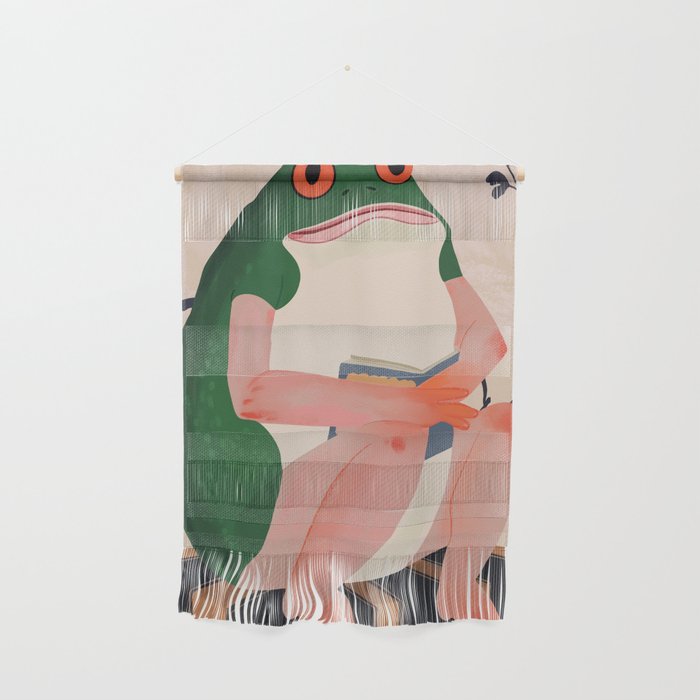 The Bookish Frog Wall Hanging Gallery Image 1