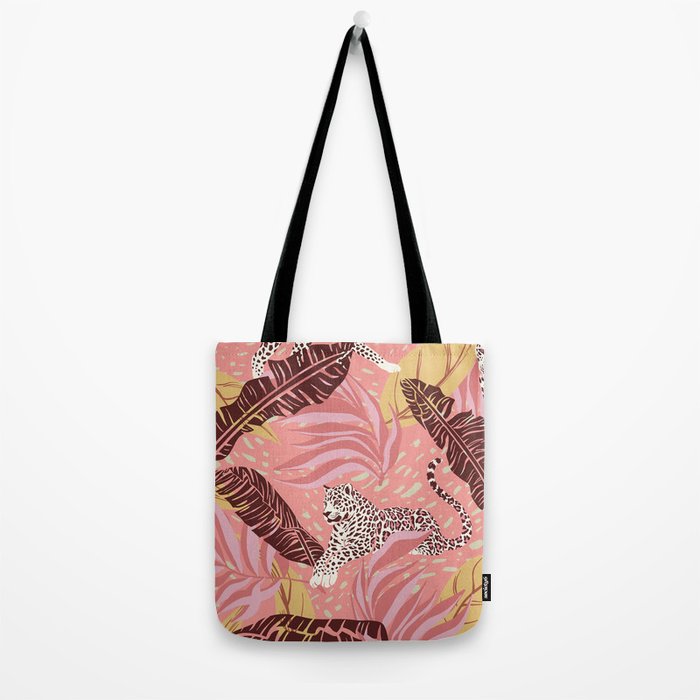 Leopard Crush Pink Tote Bag Gallery Image 2