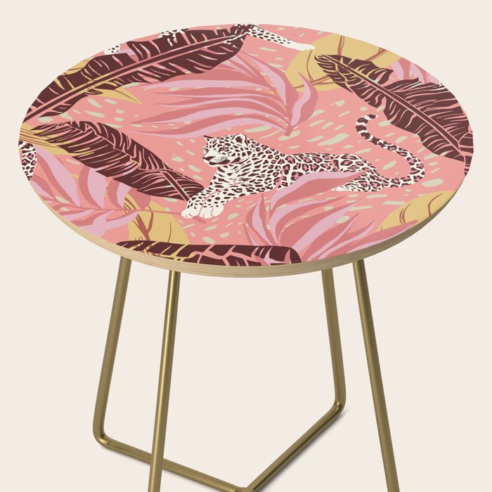 Leopard Crush Pink Side Table Gallery Image 2
