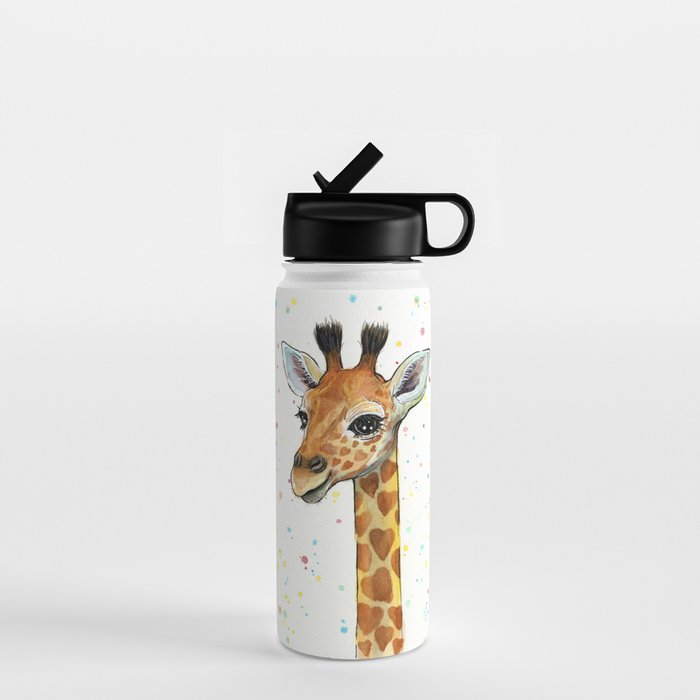 Baby Giraffe Water Bottle Gallery Image 1