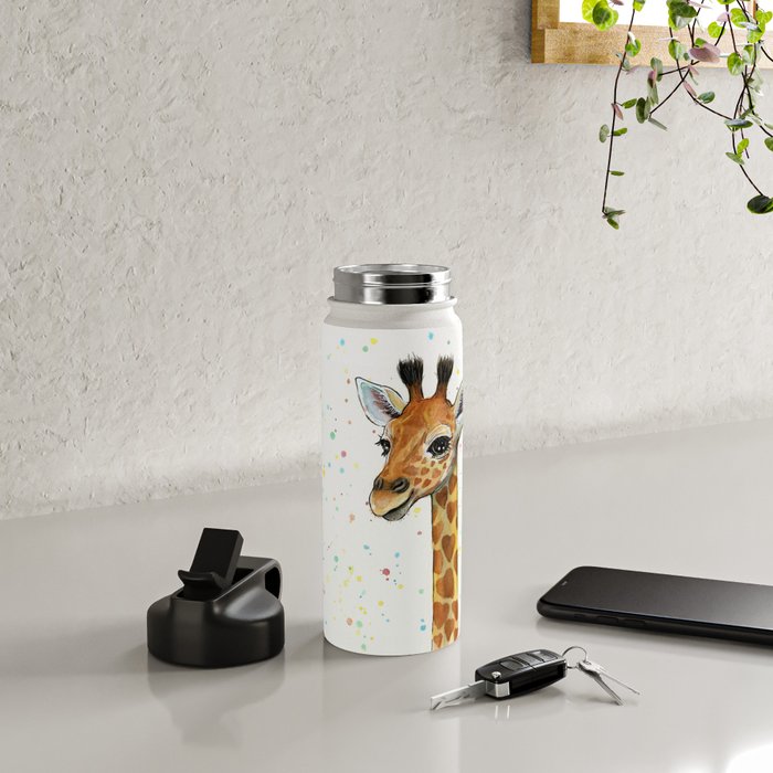 Baby Giraffe Water Bottle Gallery Image 4