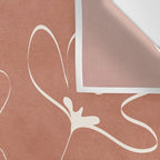 Little Flower Outline on Clay 03 Wall Tapestry Gallery Image 3