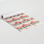 Poppy flowers and bird Yoga Mat Gallery Image 2