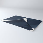 Minimalist Painting Blue II, Modern Abstract Rug Gallery Image 3