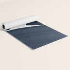 Minimalist Painting Blue II, Modern Abstract Yoga Mat Gallery Image 2