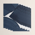 Minimalist Painting Blue II, Modern Abstract Wrapping Paper Gallery Image 3
