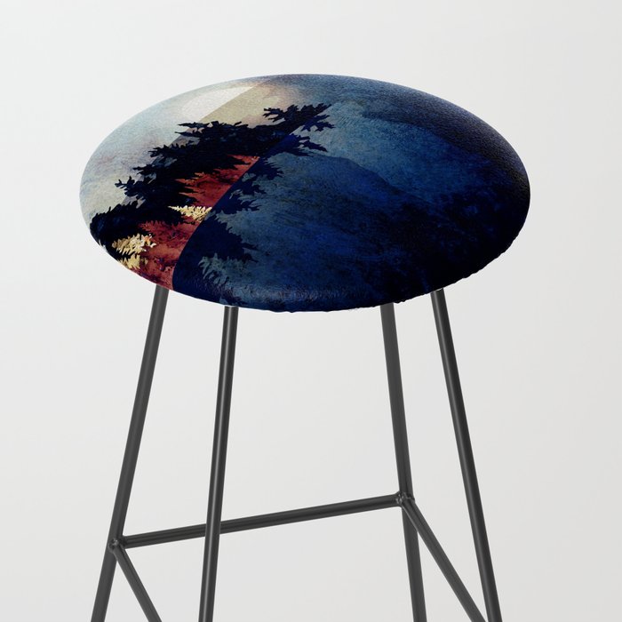Autumn Moon Reflection Stool Gallery Image 2