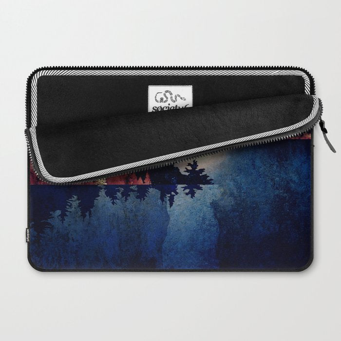Autumn Moon Reflection Laptop Sleeve Gallery Image 2