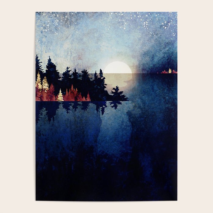 Autumn Moon Reflection Poster Gallery Image 1