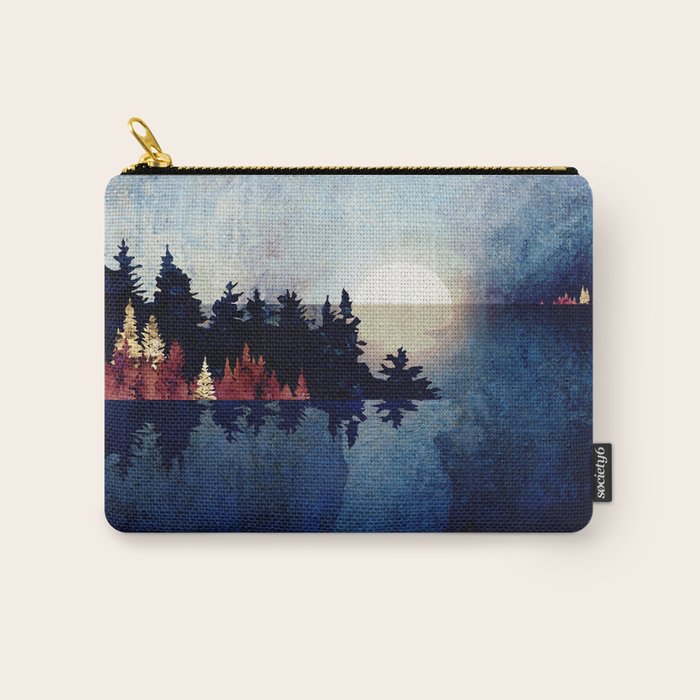 Autumn Moon Reflection Carry All Pouch Gallery Image 1