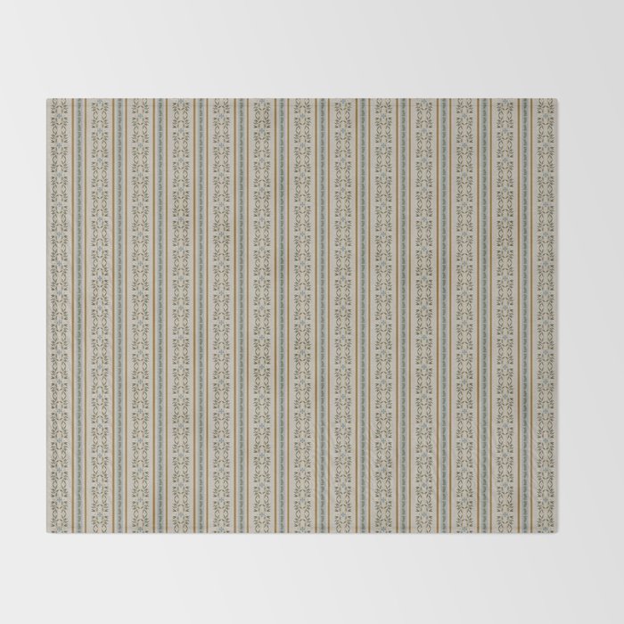 Garden Stripe Throw Blanket Gallery Image 2