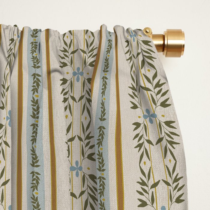 Garden Stripe Window Curtain Gallery Image 2