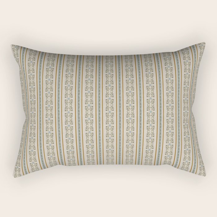 Garden Stripe Rectangular Pillow Gallery Image 2