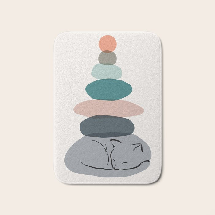 Cat Landscape 58 Bath Mat Gallery Image 1