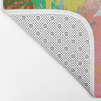 brush strokes abstract art Bath Mat Gallery Image 2