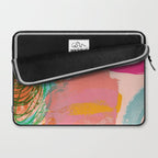 brush strokes abstract art Laptop Sleeve Gallery Image 2