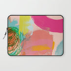 brush strokes abstract art Laptop Sleeve Gallery Image 1