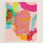 brush strokes abstract art Jigsaw Puzzle Gallery Image 1