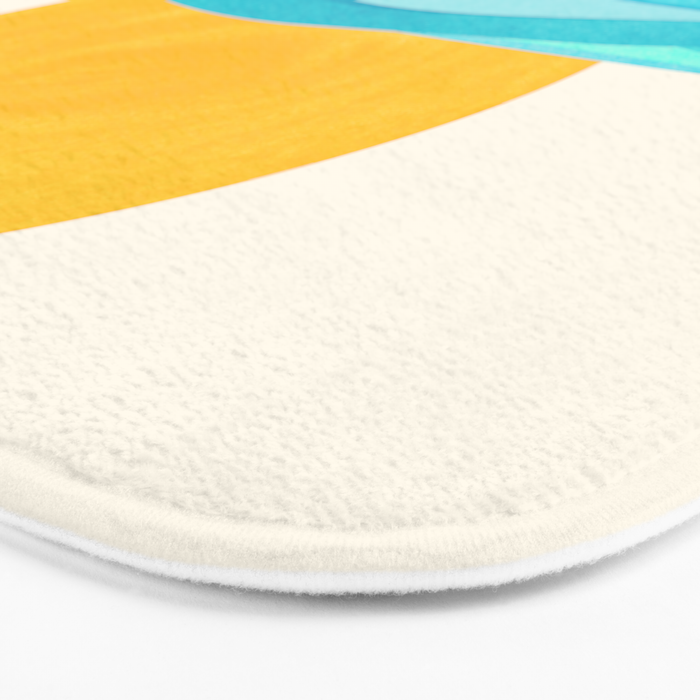 Ocean View Colorful Landscape Bath Mat Gallery Image 3