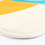 Ocean View Colorful Landscape Bath Mat Gallery Image 3