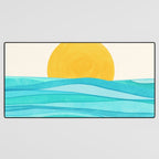Ocean View Colorful Landscape Desk Mat Gallery Image 3