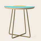 Ocean View Colorful Landscape Side Table Gallery Image 1