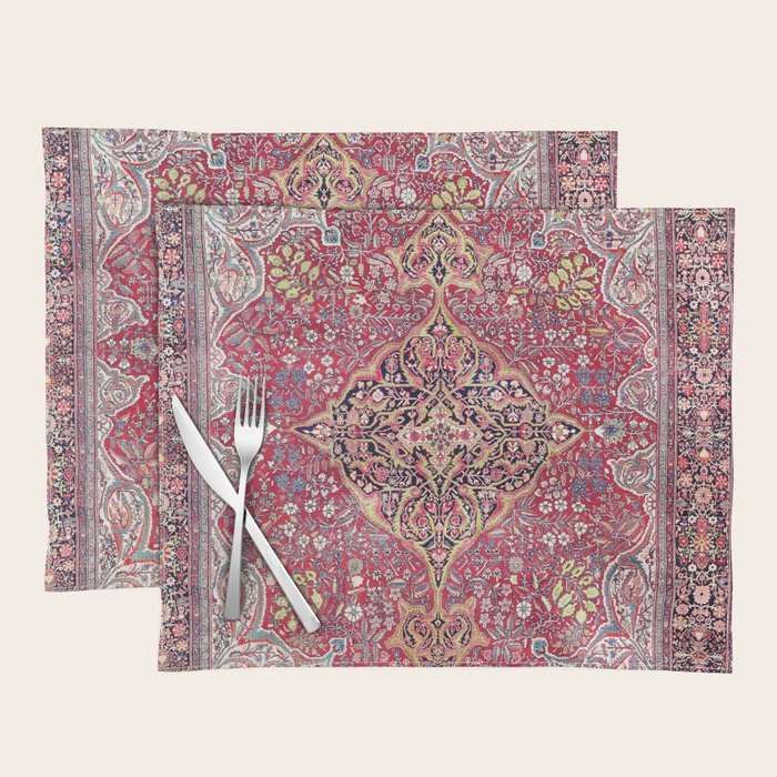 Farahan Arak West Persian Rug Placemat Gallery Image 1