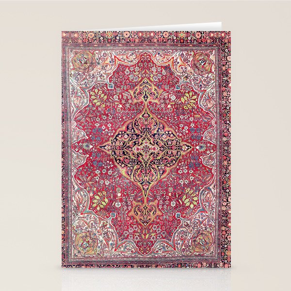 Farahan Arak West Persian Rug Stationery Card Gallery Image 2