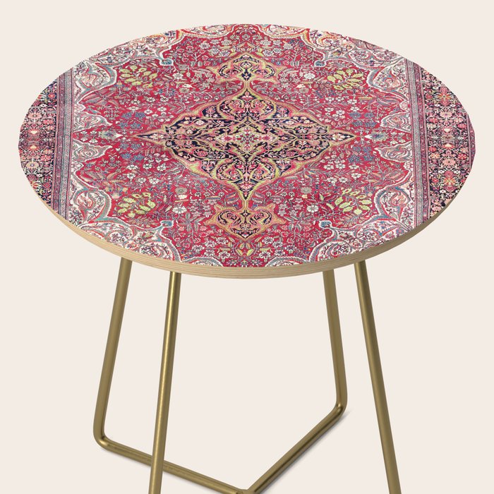 Farahan Arak West Persian Rug Side Table Gallery Image 2
