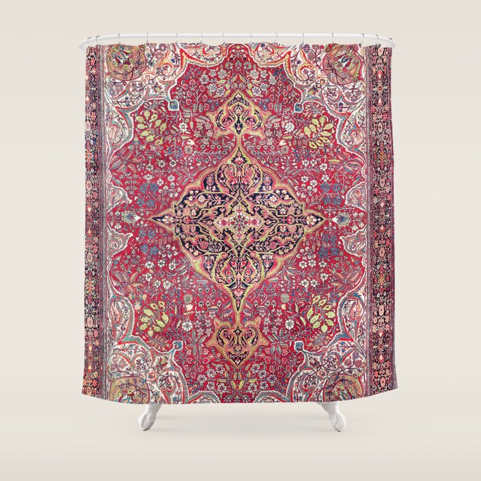 Farahan Arak West Persian Rug Shower Curtain Gallery Image 1