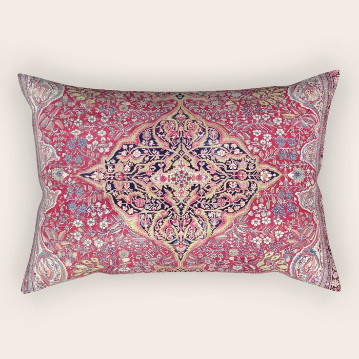 Farahan Arak West Persian Rug Rectangular Pillow Gallery Image 1