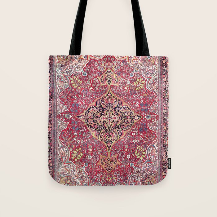Farahan Arak West Persian Rug Tote Bag Gallery Image 1