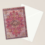 Farahan Arak West Persian Rug Stationery Card Gallery Image 2