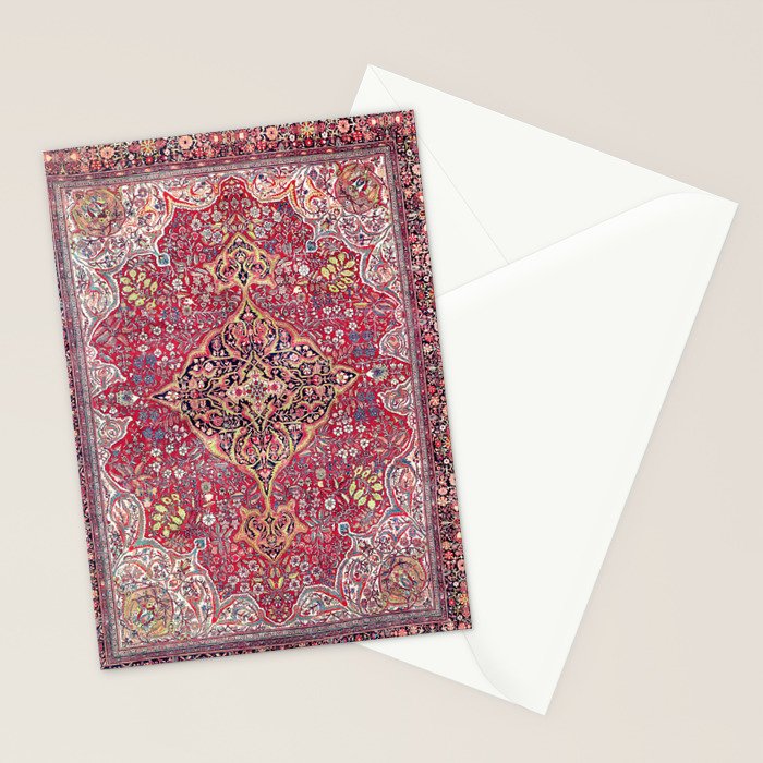 Farahan Arak West Persian Rug Stationery Card Gallery Image 2