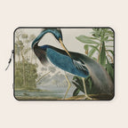 Louisiana Heron by John James Audubon  Laptop Sleeve Gallery Image 1