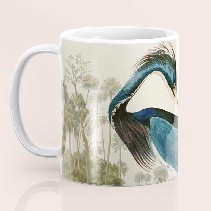 Louisiana Heron by John James Audubon  Coffee Mug Gallery Image 3