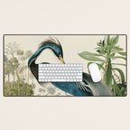 Louisiana Heron by John James Audubon  Desk Mat Gallery Image 1