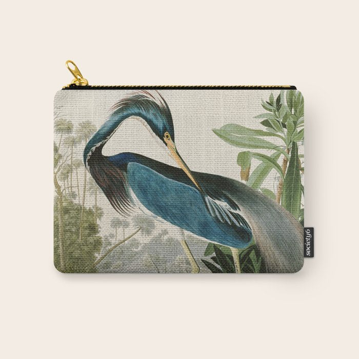Louisiana Heron by John James Audubon  Carry All Pouch Gallery Image 1