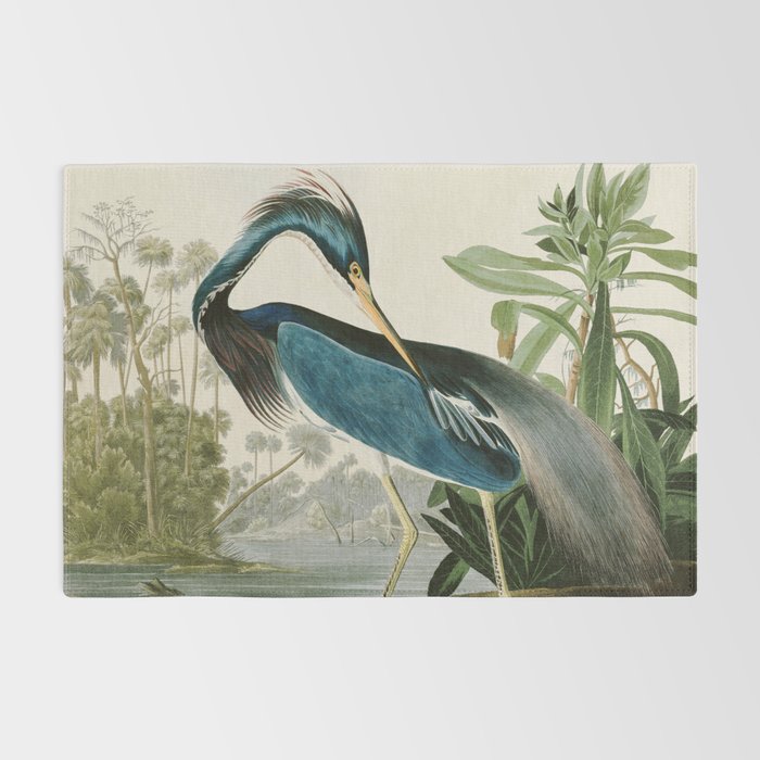 Louisiana Heron by John James Audubon  Rug Gallery Image 2