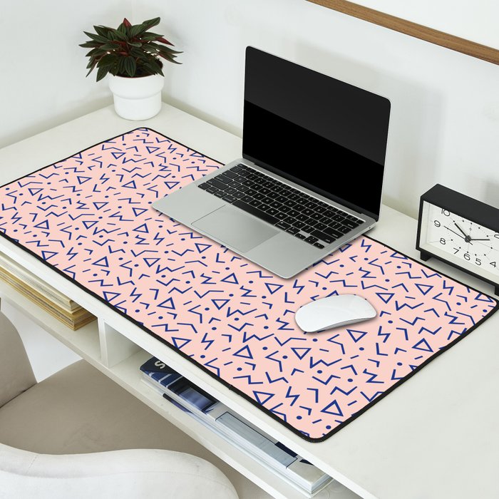 Memphis Pattern 12 - 80s Retro Desk Mat Gallery Image 2