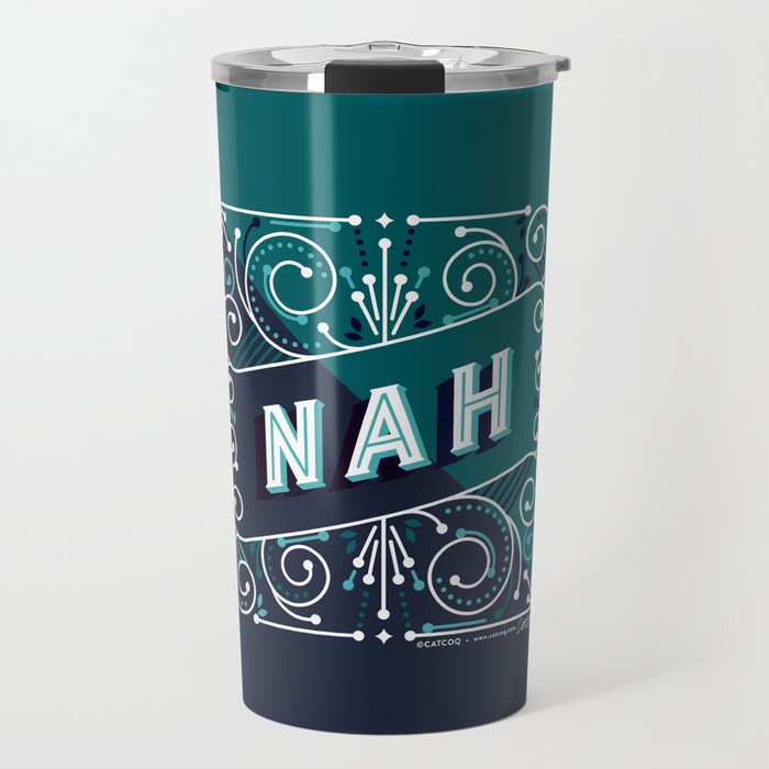 Nah - Teal Palette Travel Mug Gallery Image 1